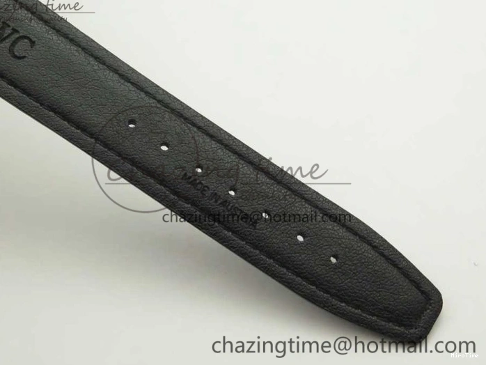 MIROTIME 0223 Supportive Portofino Automatic SS AF 1:1 Best Edition White Dial on Black Croco Leather Strap A 7184